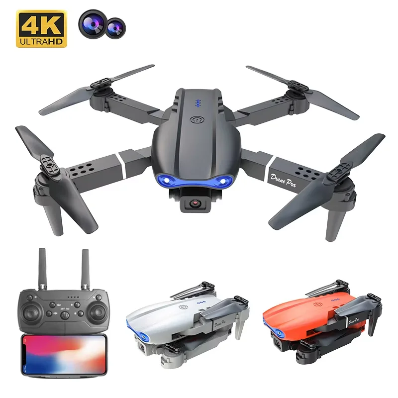 Drone GPS E99 Caméra 4K Double | Moteur Brushless Pliable | Télécommande Enfants & Débutants