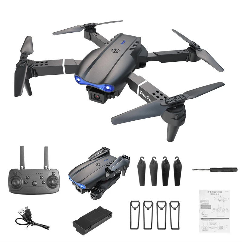 Drone GPS E99 Caméra 4K Double | Moteur Brushless Pliable | Télécommande Enfants & Débutants