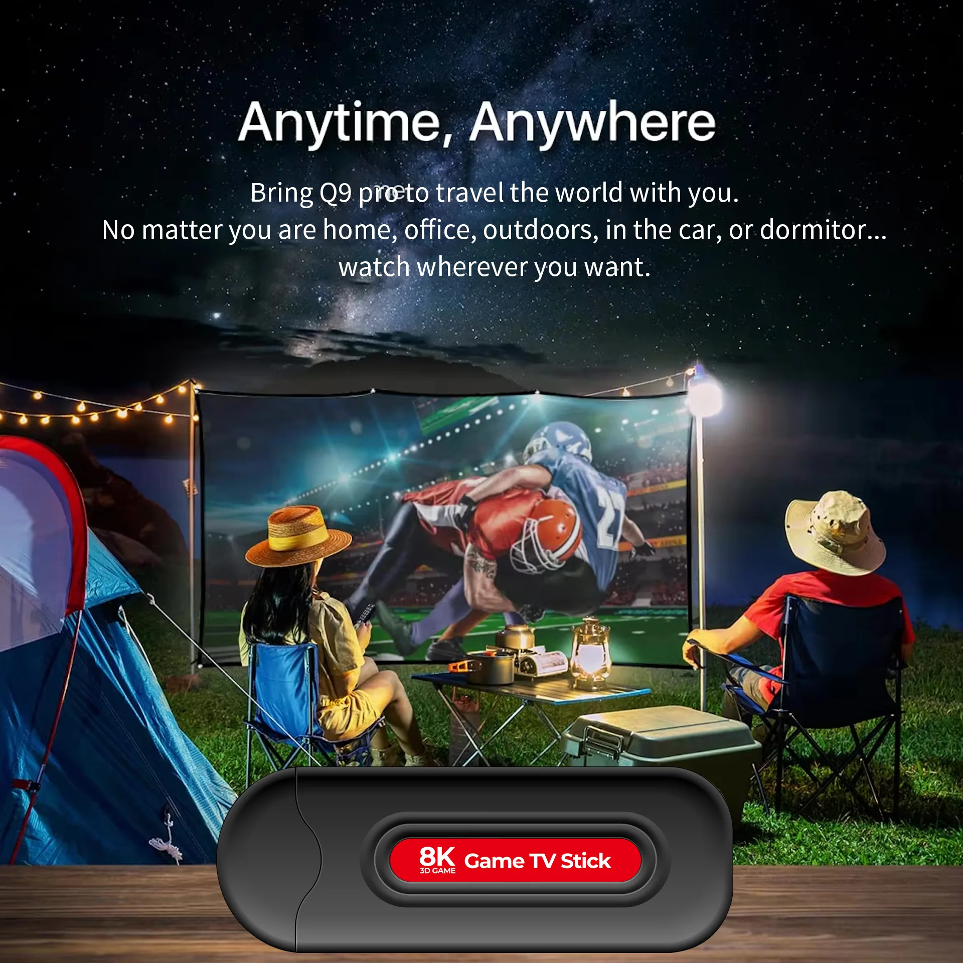 Boîtier TV Android Yinzam Q9 Pro – Console Rétro 8K HDR, +40 000 Jeux, 2 Manettes Sans Fil