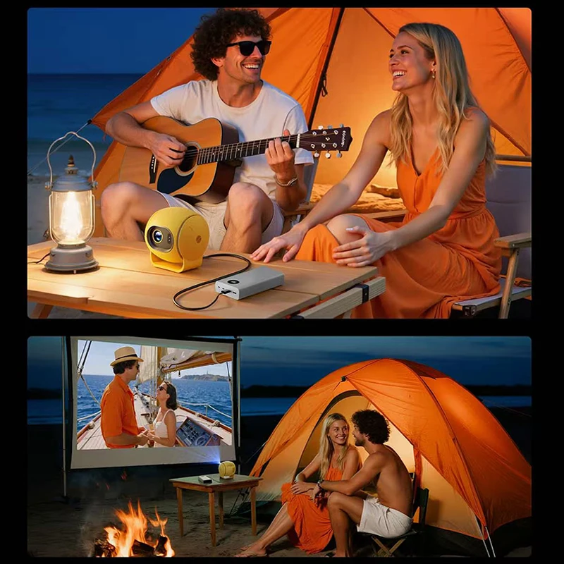 Projecteur Q3 Intelligent 720P | Android 13 | WiFi | Mise au point auto | Cinéma maison portable