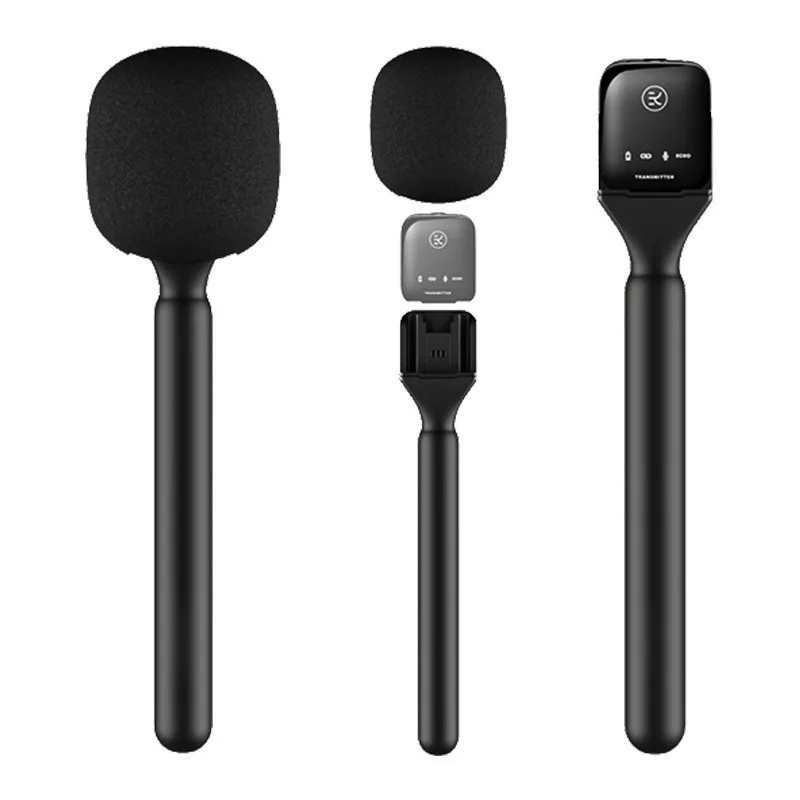 Kit Microphone Sans Fil Perche & Cravate SX1 – Réduction de Bruit, Compatible iPhone