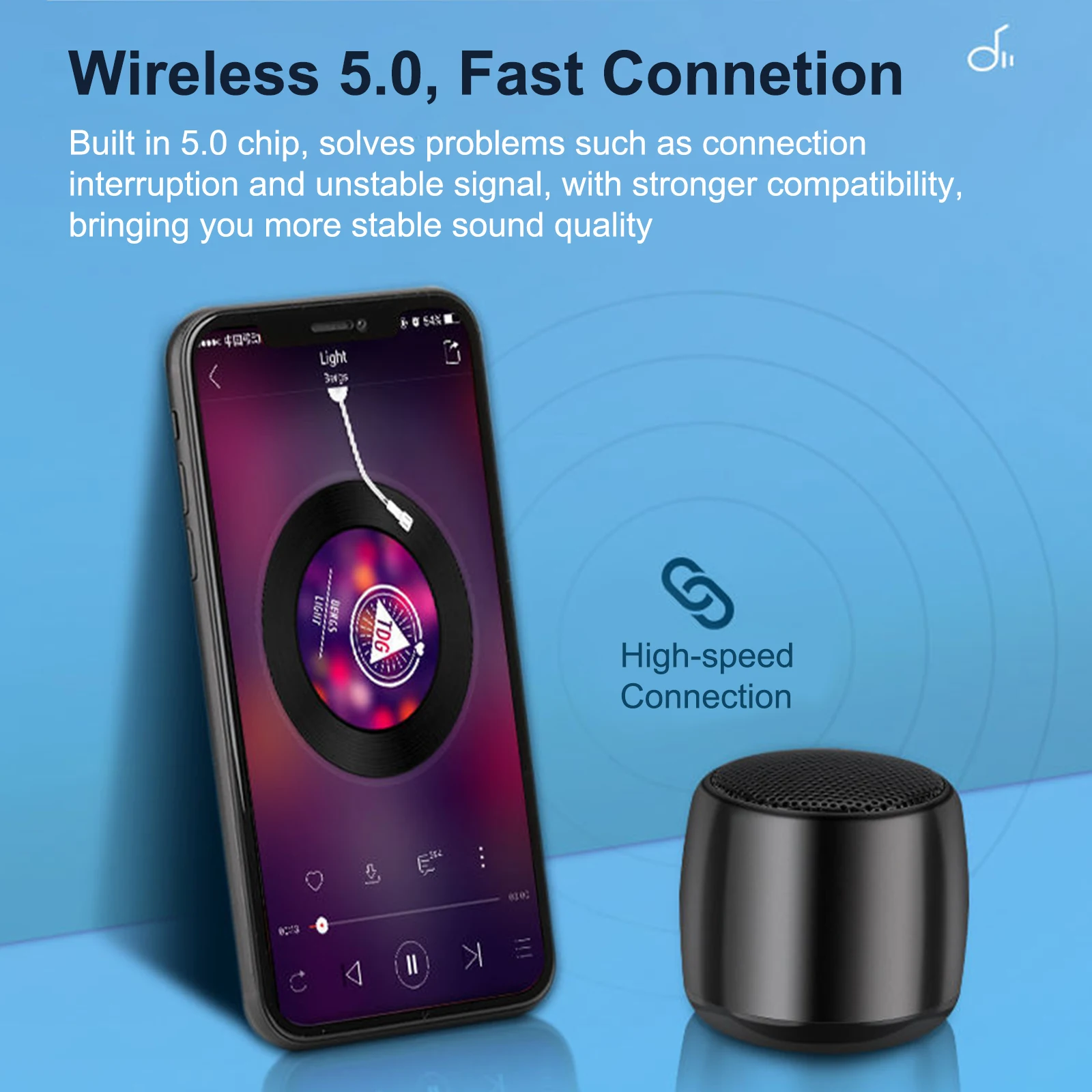 Mini Enceinte Bluetooth M3 Portable Sans Fil – Lumières RGB & Résistante à l'Eau IPX4