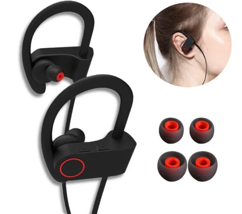Écouteurs Bluetooth Sport U8 IPX4 | Réduction de bruit | Autonomie 9-10h | Micro intégré