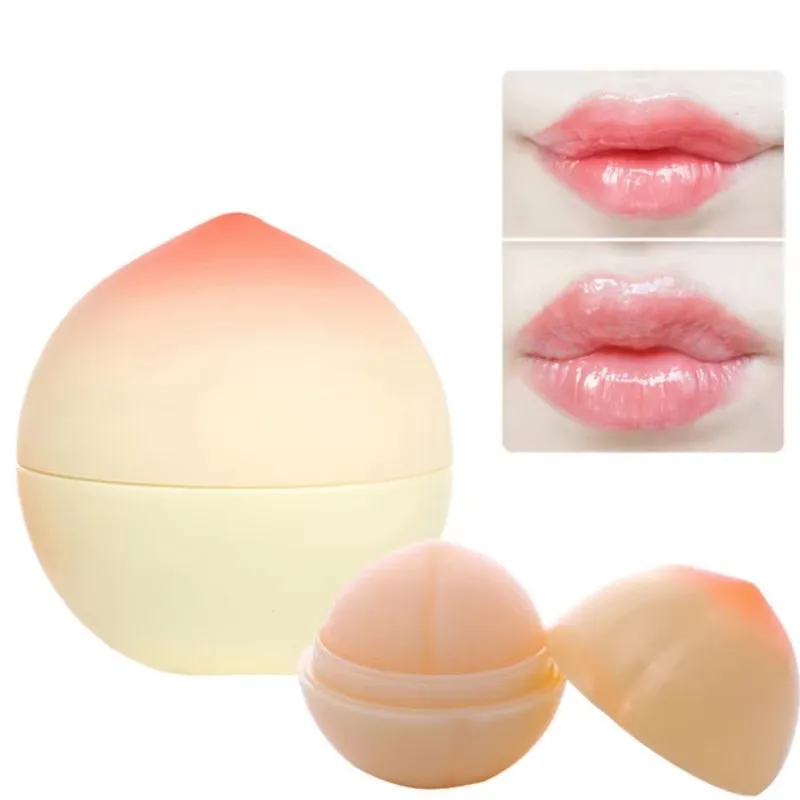 Baume à Lèvres Gloss Pêche Blanche – Hydratant & Nourrissant, Fruité Longue Tenue