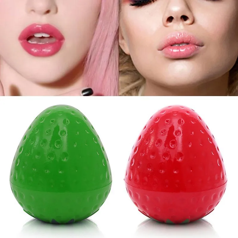 Brillant à Lèvres Hydratant Goût Fraise - Baume Longue Durée 5g