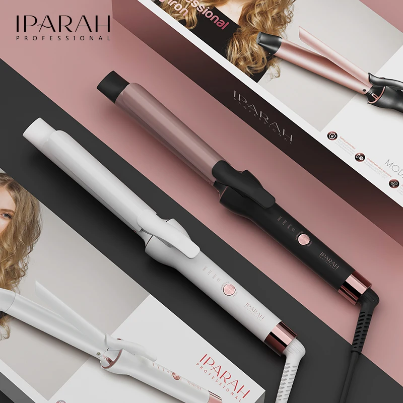 Fer à friser professionnel IPARAH P-201 – Boucleur automatique céramique ionique rotatif