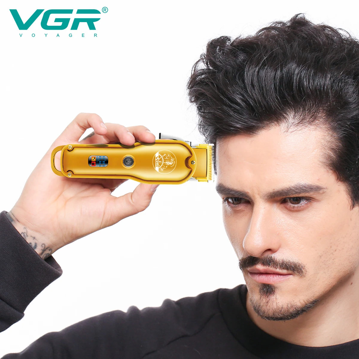 Tondeuse VGR V-650 Sans Fil Rechargeable – Professionnelle 200min d'Autonomie