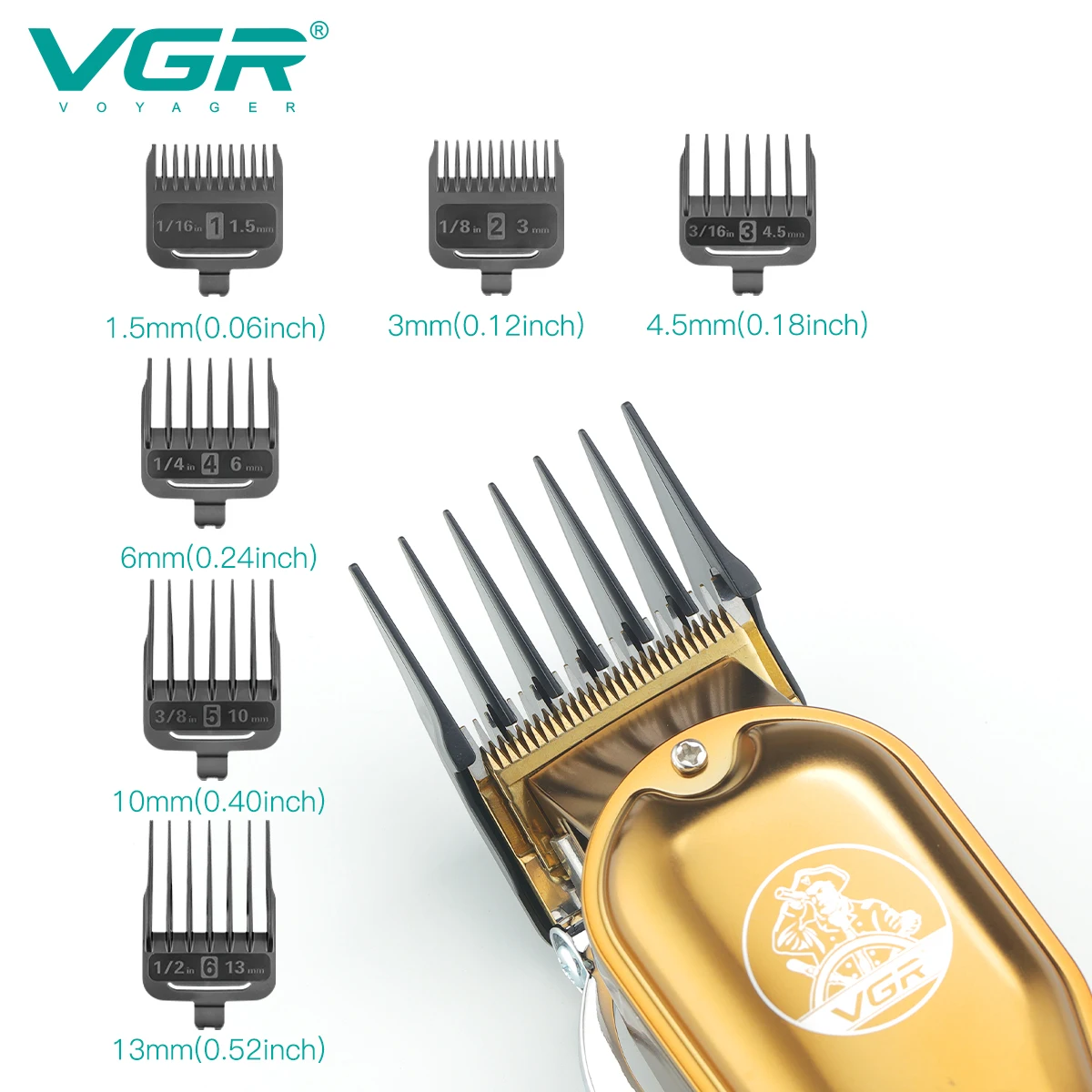 Tondeuse VGR V-650 Sans Fil Rechargeable – Professionnelle 200min d'Autonomie
