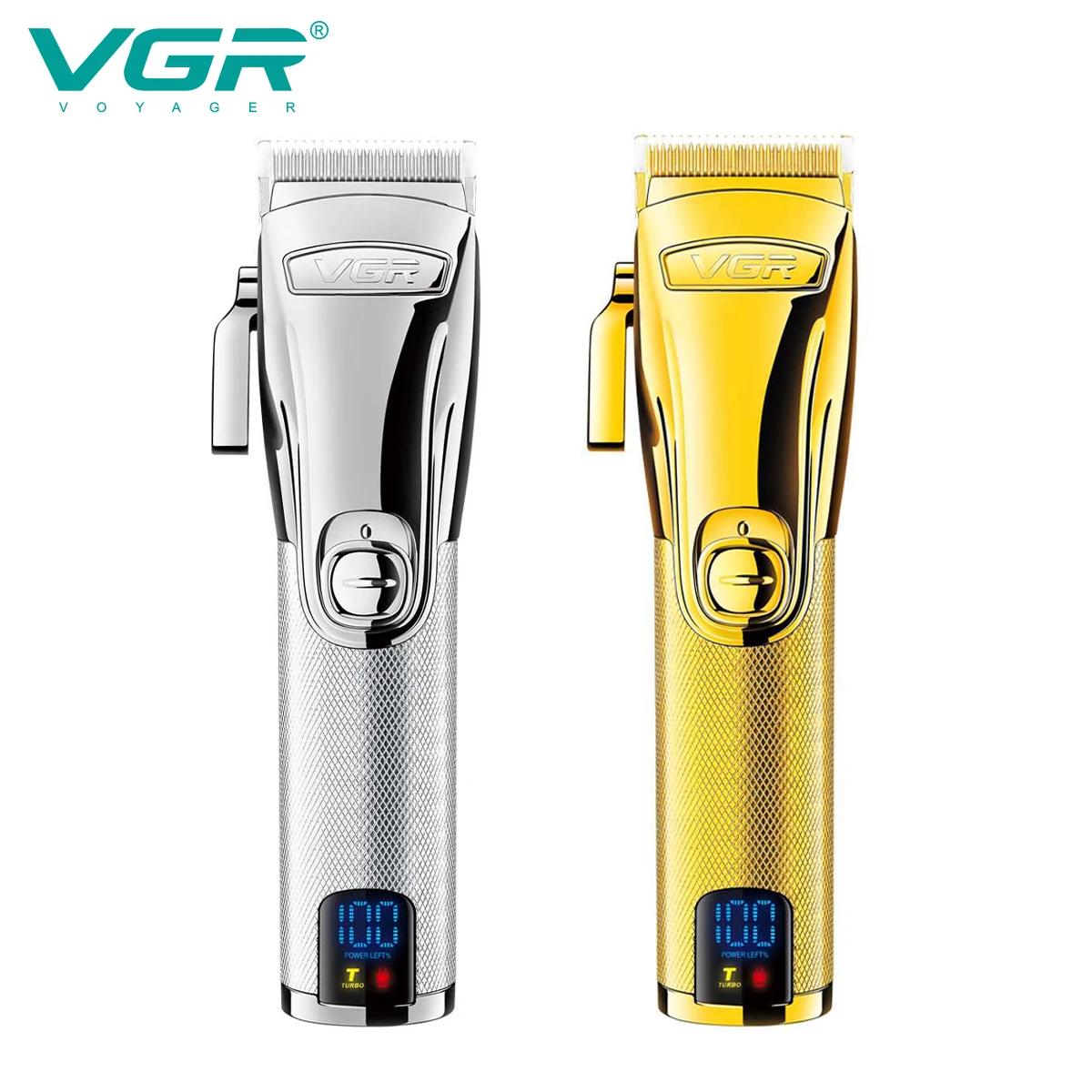 VGR V-662 Tondeuse Professionnelle Sans Fil Hommes – Affichage LED, 300 min d'autonomie