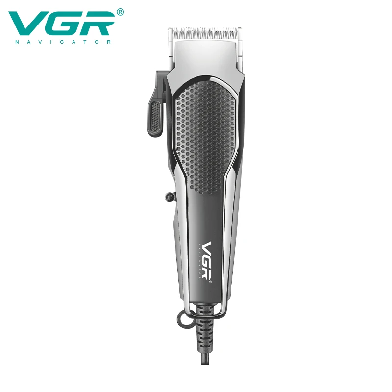 VGR V-130 Tondeuse Électrique Rechargeable Professionnelle Homme – Lame Inox, 90min d'Autonomie