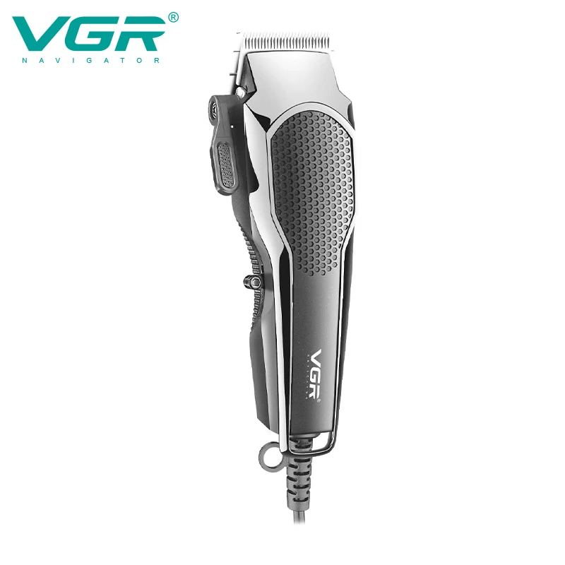 VGR V-130 Tondeuse Électrique Rechargeable Professionnelle Homme – Lame Inox, 90min d'Autonomie