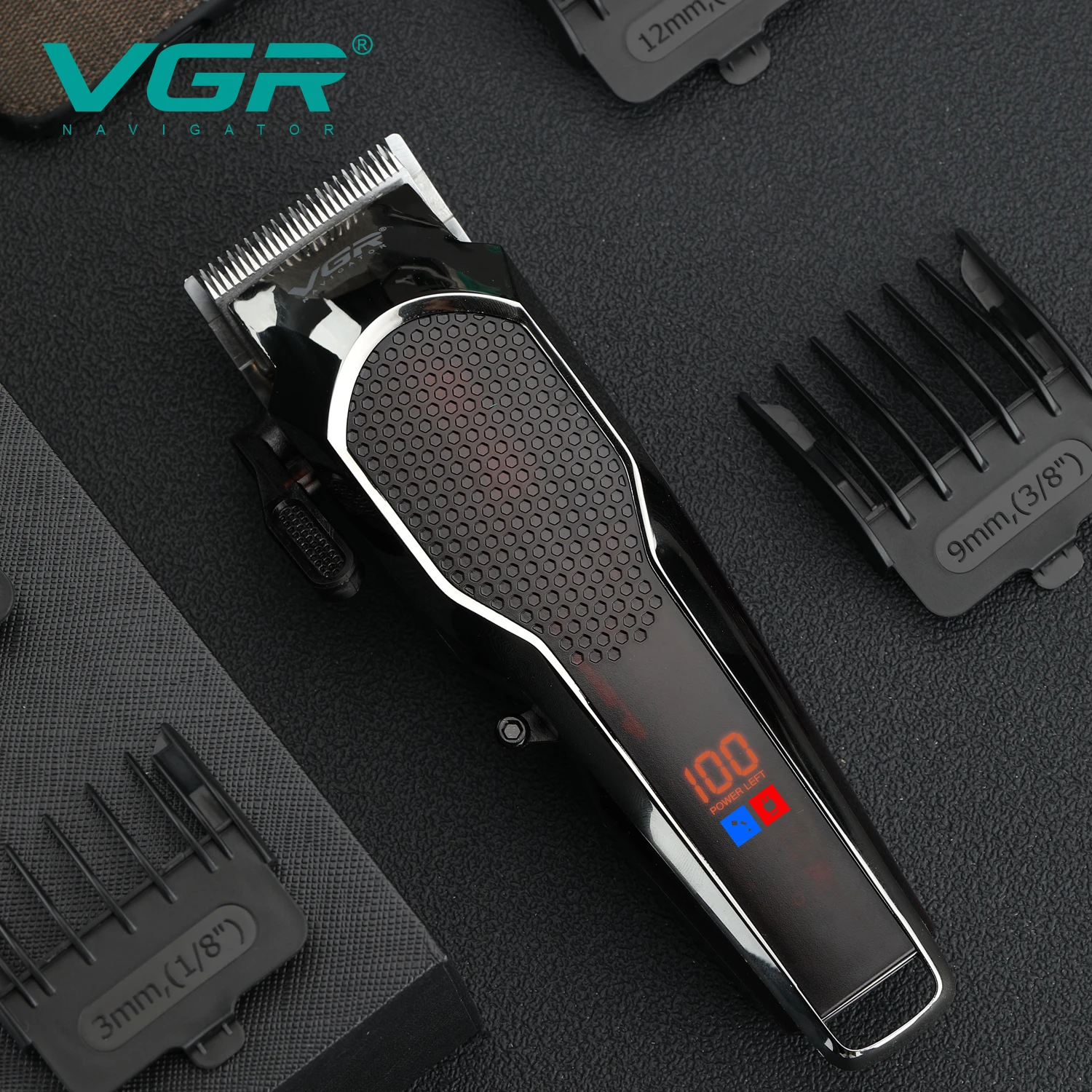 Tondeuse VGR V-189 Professionnelle Sans Fil Rechargeable USB – 180min d'Autonomie