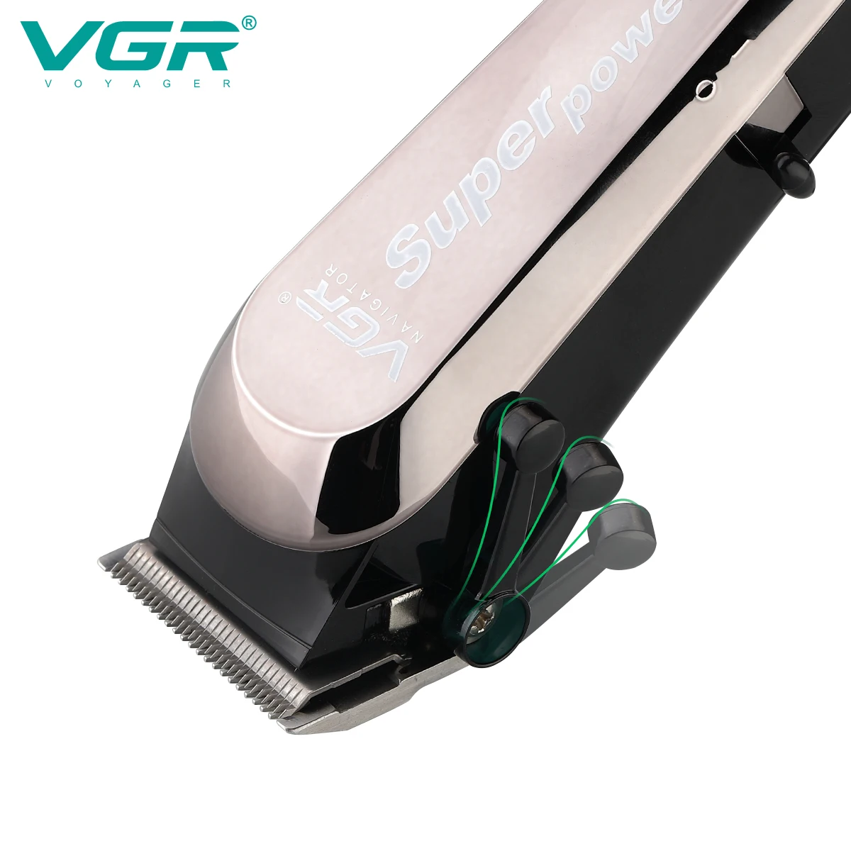 VGR V-060 Tondeuse Professionnelle Rechargeable pour Barbier – 150 min d'Autonomie