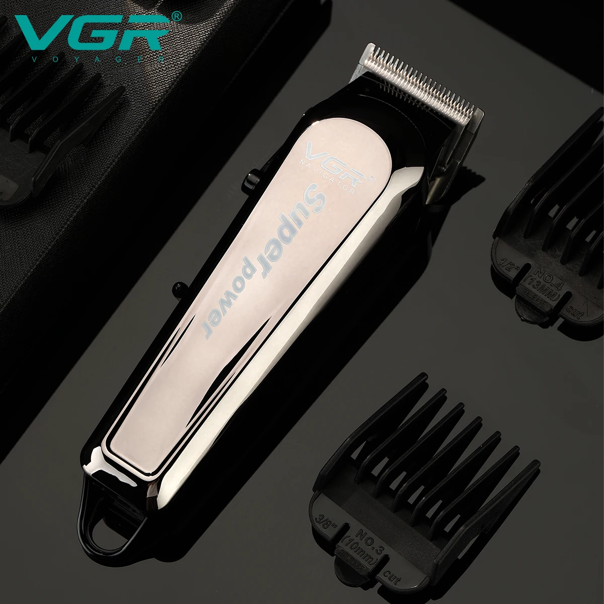 VGR V-060 Tondeuse Professionnelle Rechargeable pour Barbier – 150 min d'Autonomie