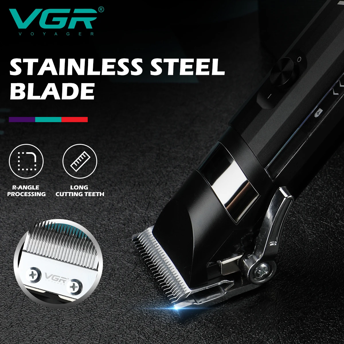 VGR V-687 Tondeuse Professionnelle Rechargeable Sans Fil pour Hommes