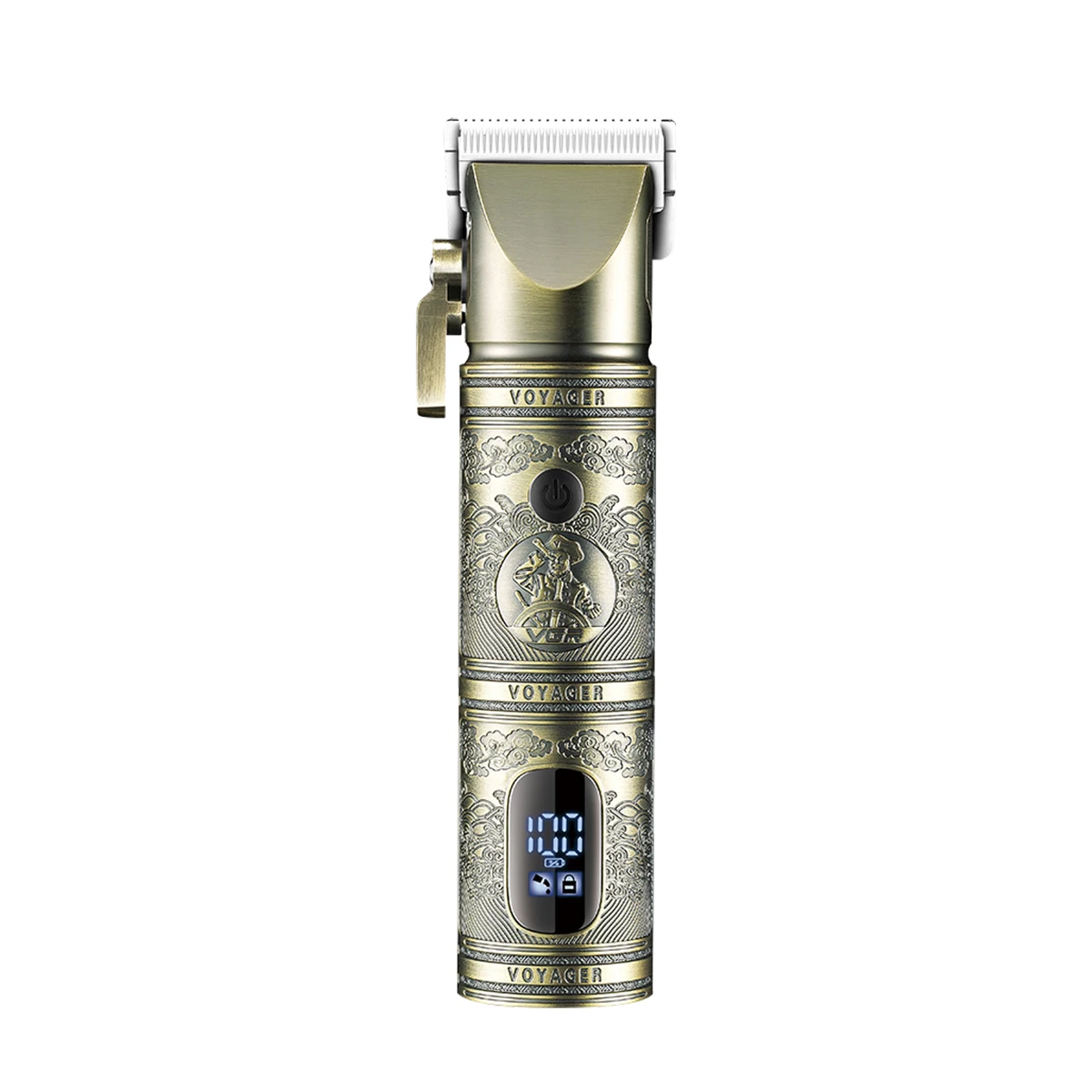 Tondeuse VGR V-697 Professionnelle Sans Fil – Lame Acier Inox, Batterie 2000mAh, Couleur Or