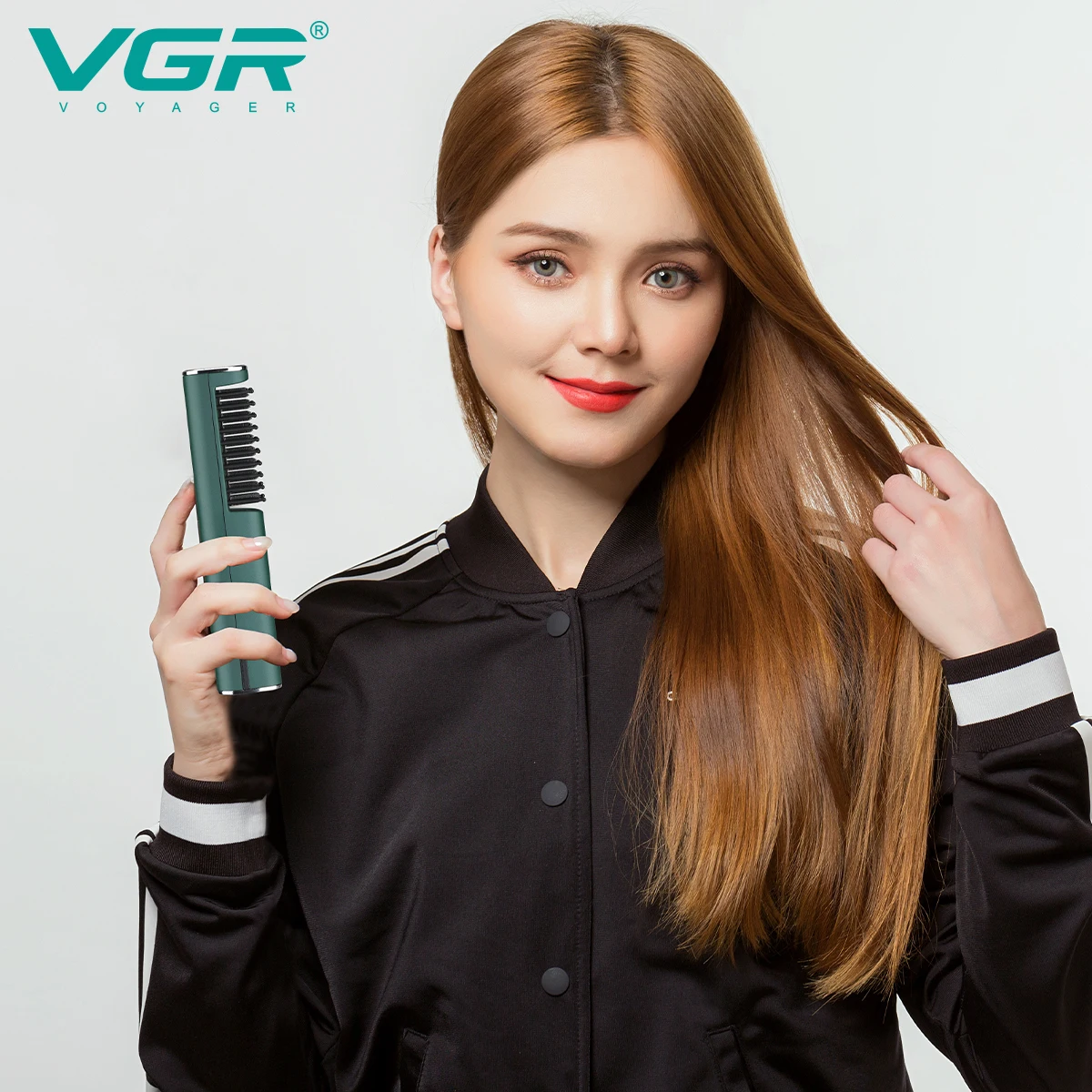 Lisseur Peigne Chauffant VGR V-587 Sans Fil – Défrise & Lisse en 45 Min