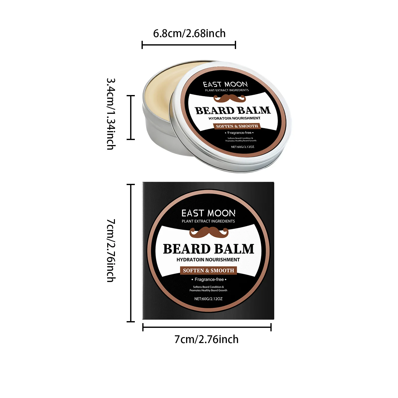 Huile de Croissance pour Barbe – Soin Naturel à l'Argan & Jojoba 30ml