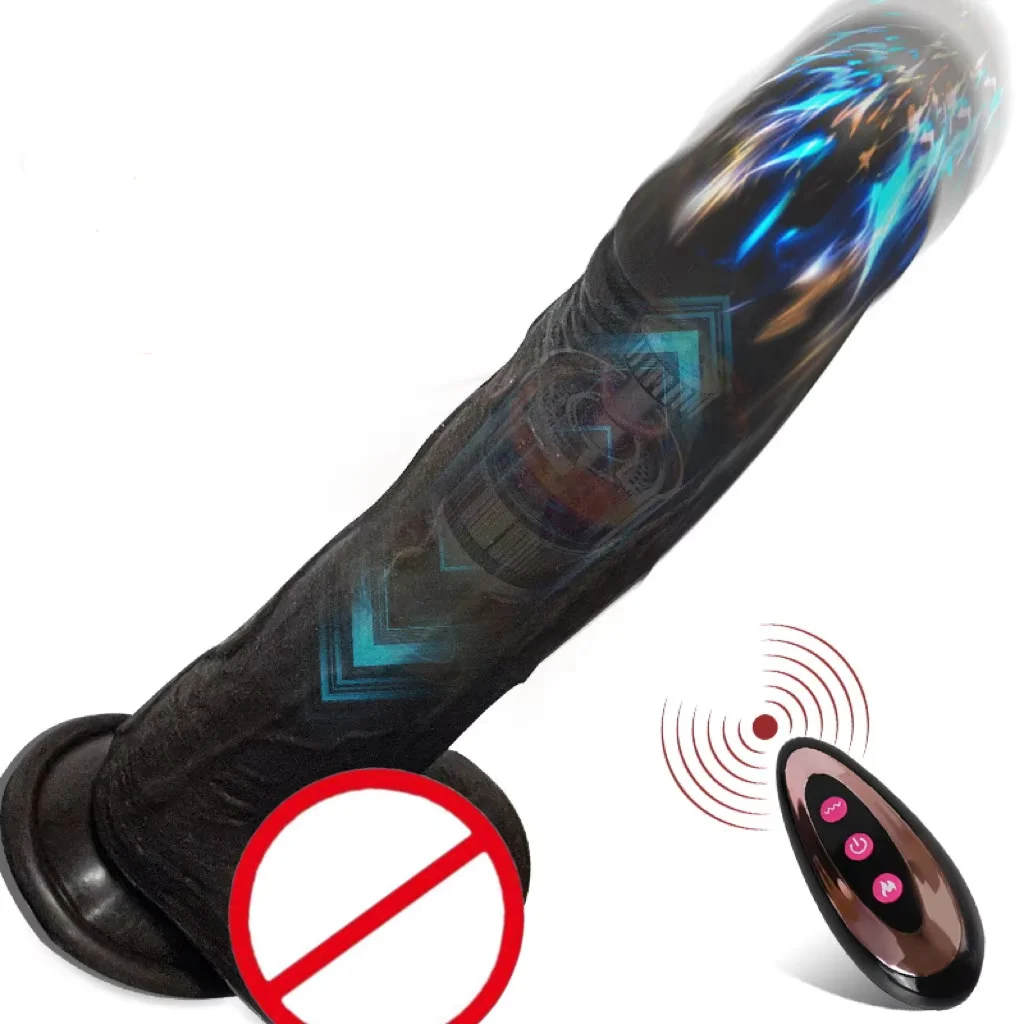 Gode Vibrant Chauffant Télécommandé par Application – 100% Étanche, Rotatif & Balançant