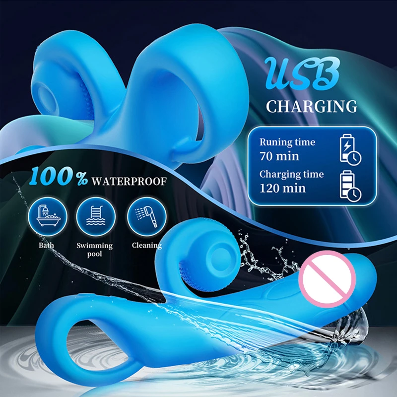 Vibromasseur Escargot Double Stimulation Clitoris & Point G – 10 Fréquences Rechargeable USB