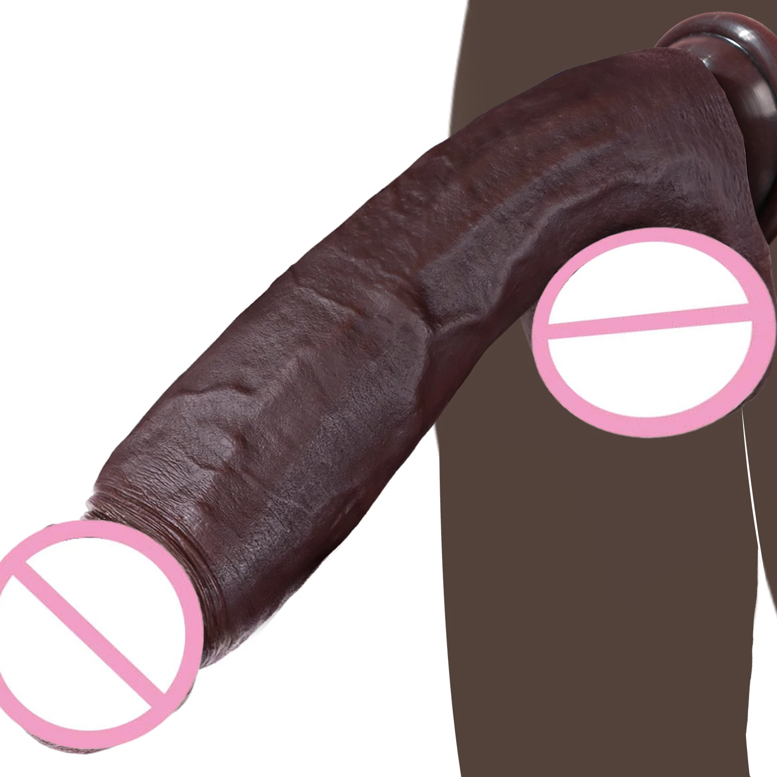 Gode Réaliste César 28cm en Silicone Souple – Jouet Adulte Waterproof