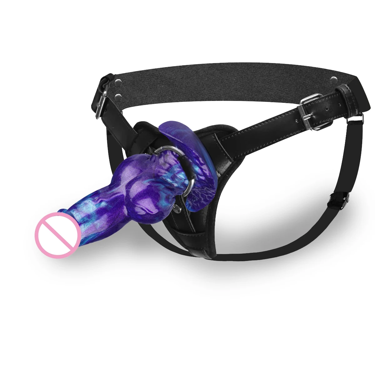 Gode anal en silicone pour hommes gays, grand godemichet anal gonflable et portable avec base en T sûre, design de monstre fantastique