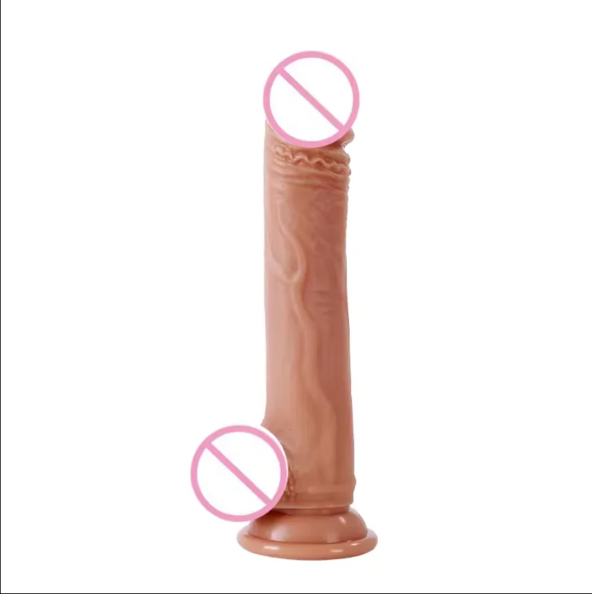 Vibrateur sexuel pour adultes ultra-réaliste et ultra-doux, très populaire, énorme dildo masculin pour femmes