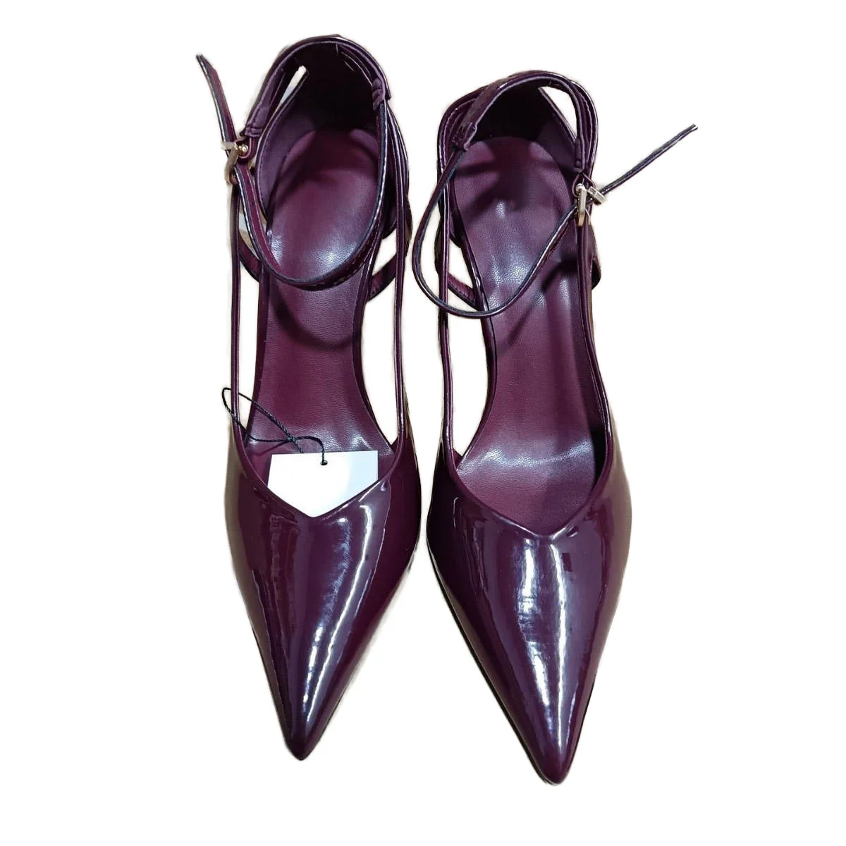 Sandales à talon aiguille ultra-haut bout pointu PU – Style sexy & élégant