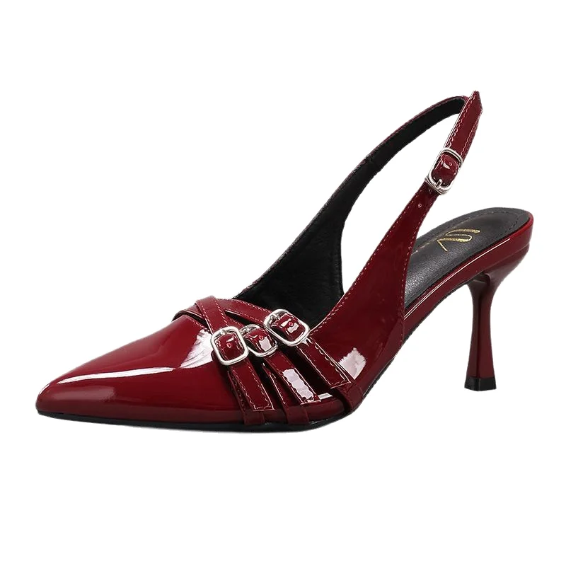 Sandales plateforme talon aiguille bout ouvert style féerique – légères & imperméables