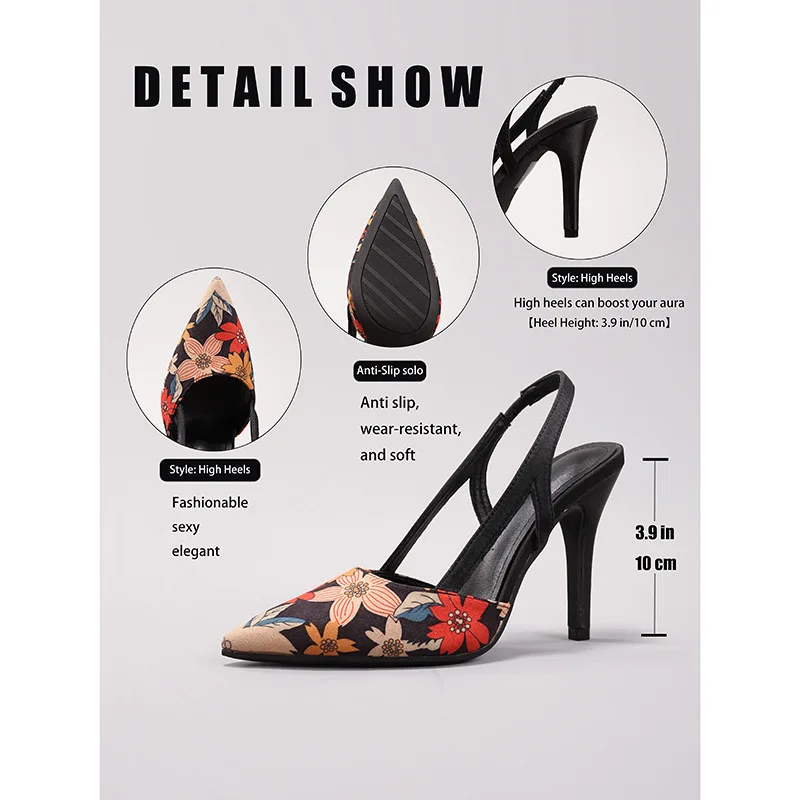 Sandales Plateforme Talon Aiguille Femme – Bout Ouvert, Imprimées, Élégantes & Sexy