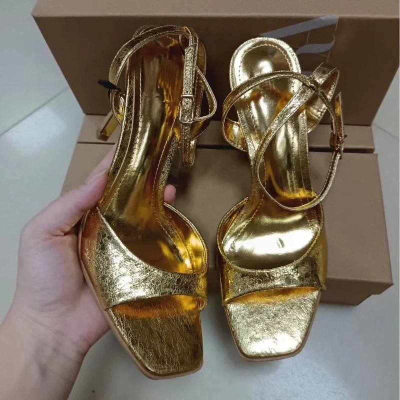 Sandales Femme Talon Aiguille Plateforme – Bout Ouvert, Légères & Imperméables