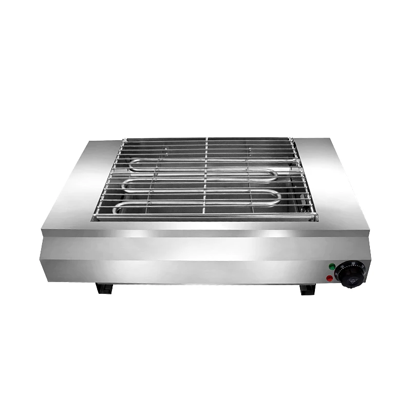 Grill Électrique BBQ Kitster 3000W – Intérieur & Extérieur, Inox, 50-300°C