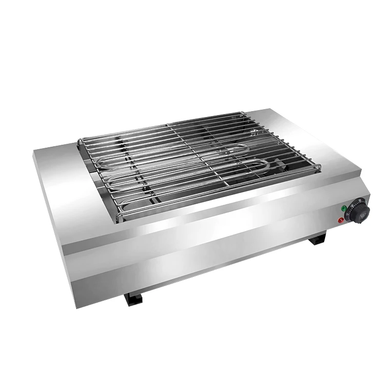 Grill Électrique BBQ Kitster 3000W – Intérieur & Extérieur, Inox, 50-300°C