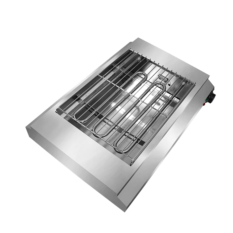 Grill Électrique BBQ Kitster 3000W – Intérieur & Extérieur, Inox, 50-300°C