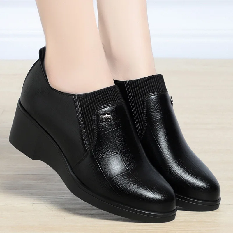 Chaussures compensées femme semelle plateforme | Antidérapantes, imperméables & légères