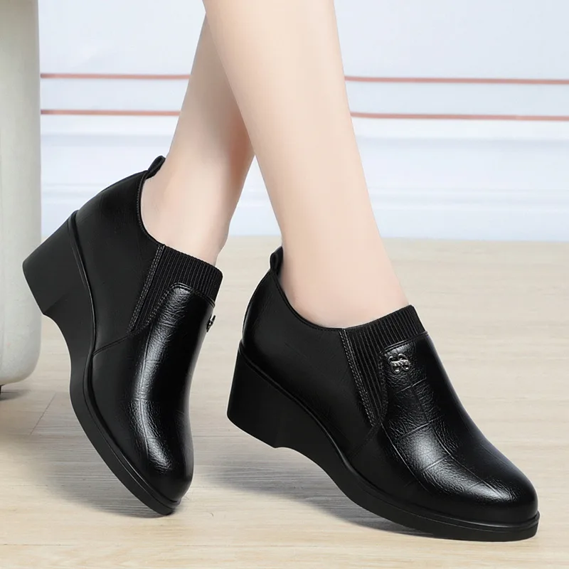 Chaussures compensées femme semelle plateforme | Antidérapantes, imperméables & légères