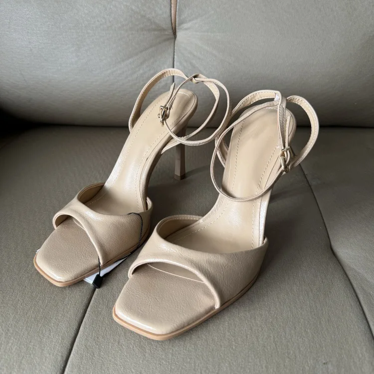Sandales plateforme talon haut femme à bout ouvert – Collection Été-Automne 2025