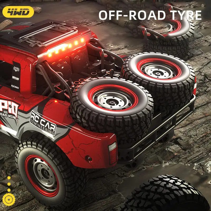 Voiture RC AiJH 70KM/H Drift Brushless 4x4 Tout-Terrain 1:14 LED 2.4G - Prêt à l'emploi