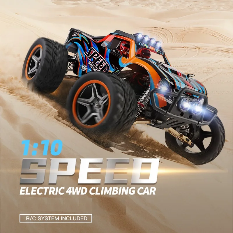 Voiture RC Tout-Terrain 4WD 45 km/h – Télécommande 2.4GHz Échelle 1:10