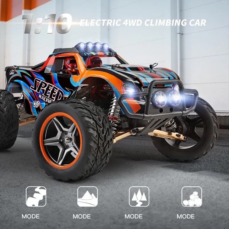 Voiture RC Tout-Terrain 4WD 45 km/h – Télécommande 2.4GHz Échelle 1:10