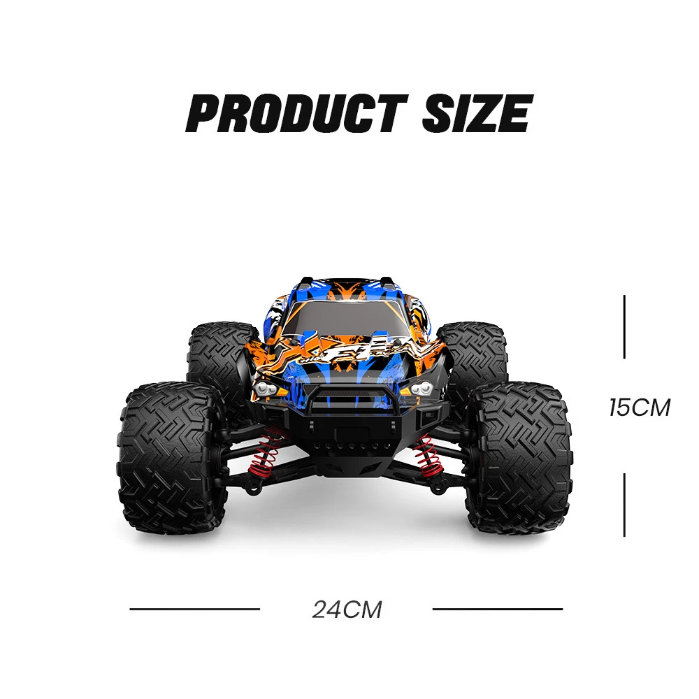 Voiture Télécommandée 4x4 Tout-Terrain 1:18 – Vitesse 30 km/h, Batterie Li-Ion incluse