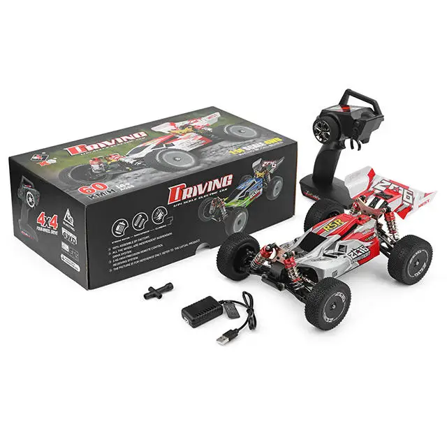 Voiture RC Drift 4WD 1:14 en Alliage – 60 km/h Télécommandée