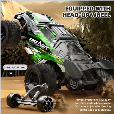 Voiture RC AiJH SG118 Pro 1:18 – Tout-terrain haute vitesse 35 km/h avec phares LED