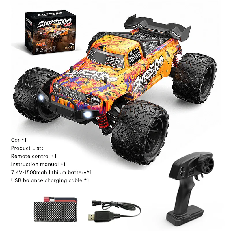Voiture RC Tout-Terrain 4WD 1/14 Télécommande 30 km/h - Drift & Escalade Enfants