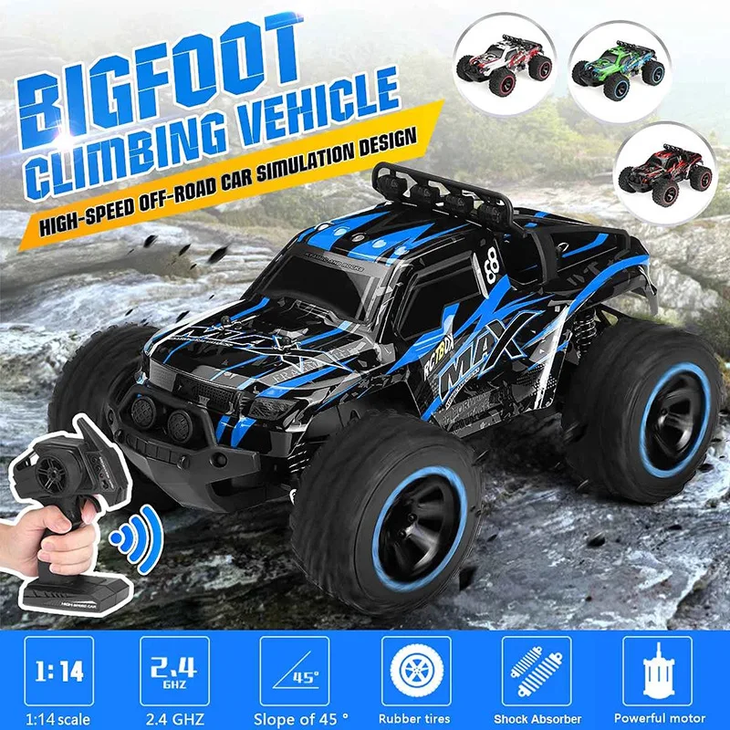 Voiture RC Dérive 1/14 – 25 km/h, 4 canaux, intérieur & extérieur