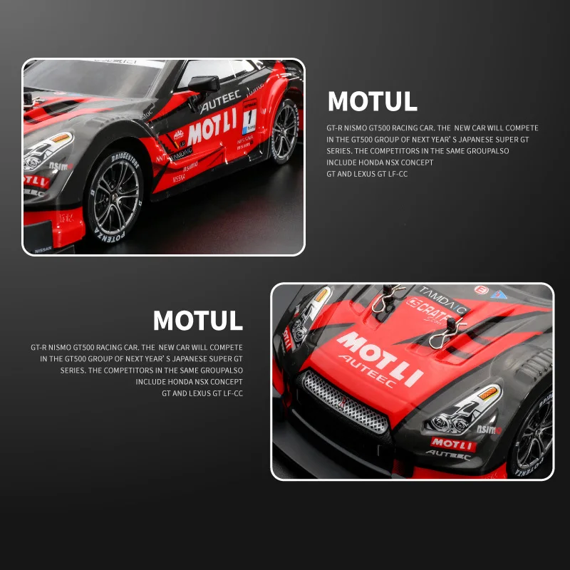 Voiture RC Drift AiJH 1:14 avec Lumières & Effet Fumée – Télécommande 4 Canaux