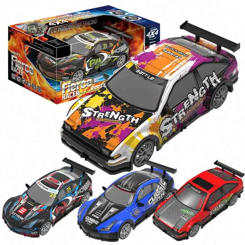 Voiture RC Drift 4x4 AiJH avec Effets Lumineux – Télécommandée, Câble USB inclus