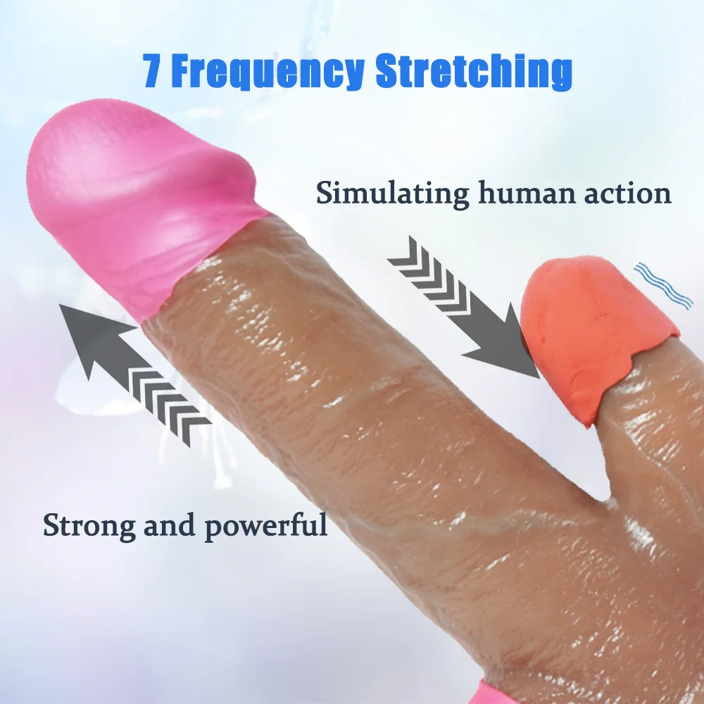 Gode réaliste en silicone avec vibration – Sensation peau naturelle, rechargeable USB