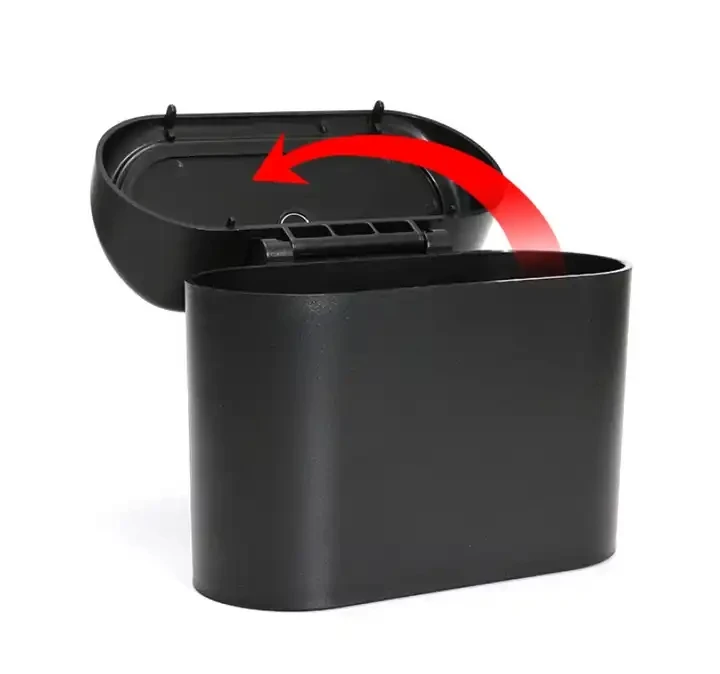 Poubelle de voiture avec couvercle – Boîte de rangement suspendue multifonctionnelle