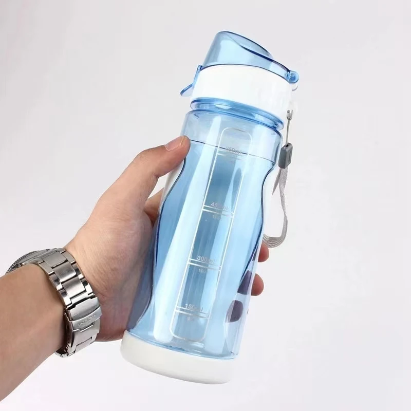 Gourde Sport 700ml Enfants & Adultes – Plastique PP+PC Alimentaire avec Paille & Sangle